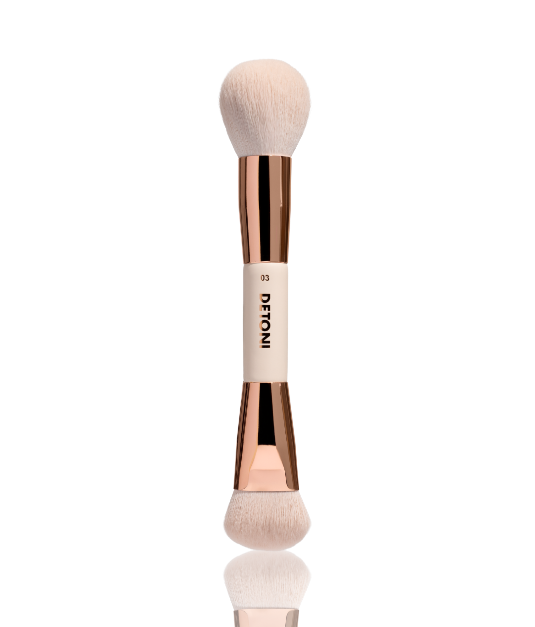 03 DUAL-ENDED FACE BRUSH | PINCEL PARA BLUSH E CONTORNO