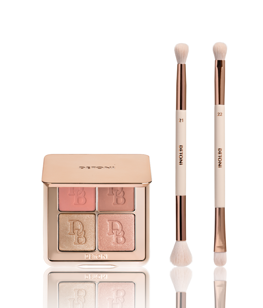 KIT EASY EYE PALLETE & BRUSH | SOFT ROSE